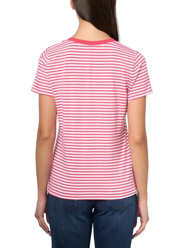 Image of Nautica Women's Solid V-Neck Short Sleeve T-Shirt Shirt