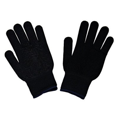 手袋　滑り止め付　伸縮タイプ　Ｌサイズ　ブラック
