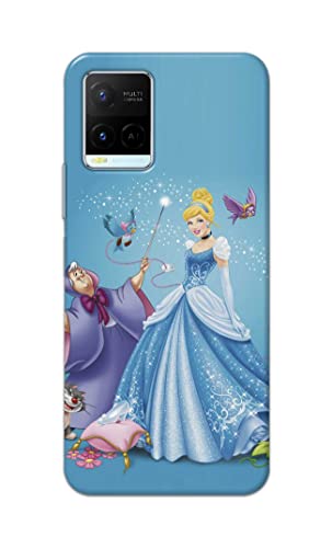 Image of Famous Cartoon Lady Character Hard Back Case Cover for Vivo Y21 (2021) / Y33S Back Cover -(J5) VNS2224