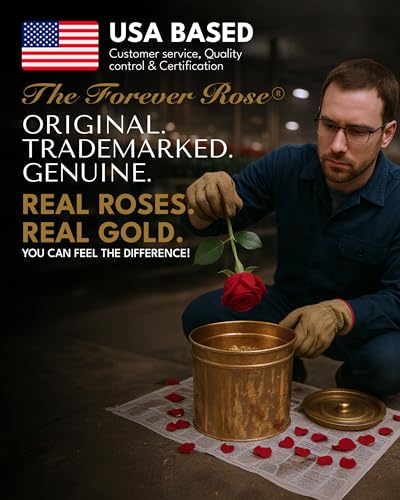 Image of Forever Rose 24K Gold Dipped Real Rose, Handmade, in Leather Case