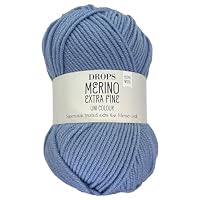 Drops Merino Extra Fine 50g - Lana 100% Vergine Mulesing-Free, Lavabile In Lavatrice (Colore 25 | Rosa)