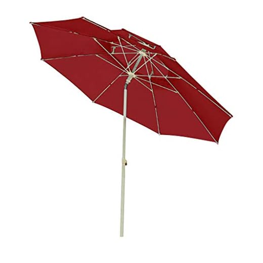 Tilted Cantilevered Outdoor Sun Shade Umbrella
