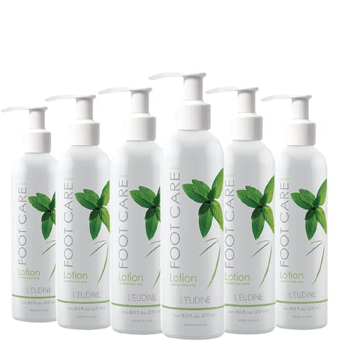 L’eudine Foot Lotion – Pack Of 6 - Foot Care Cream With Arnica, Cocoa Seed Butter, Vegetable Glycerin, Mint – Foot Lotion For Dry Cracked Feet And Calluses – Refreshing And Moisturizing Foot Cream #TOP18