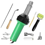 ➥Edelstahl-Kanonenrohr, um den Wärmeverlust zu reduzieren, professionelles Heißluftwerkzeug, es ist ziemlich leicht und kompakt.