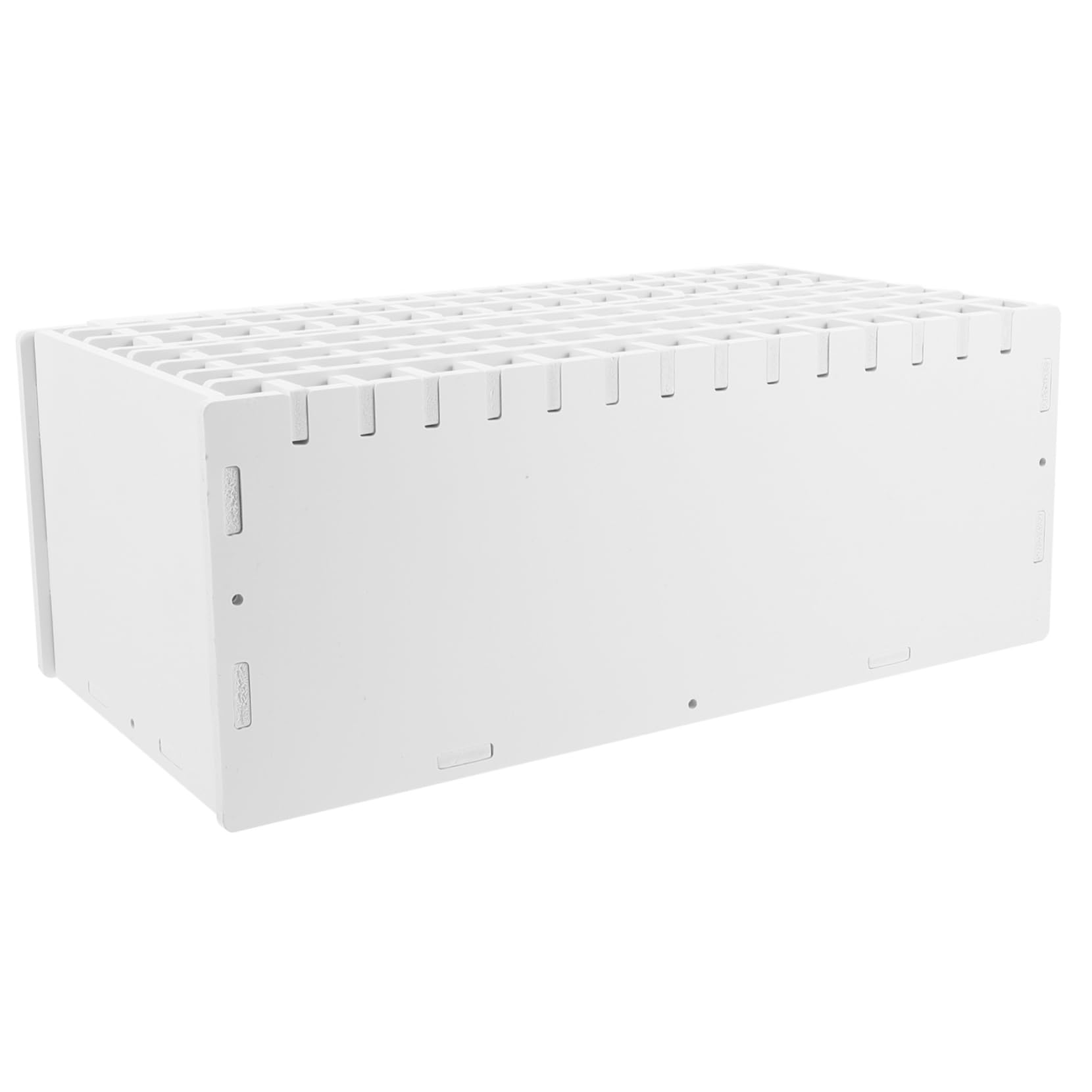 Organizer Porta Pennarelli Multi-funzione in Legno Bianco Scomparti per Scrivania, per Back To School Party, per Insegnanti e Ufficio