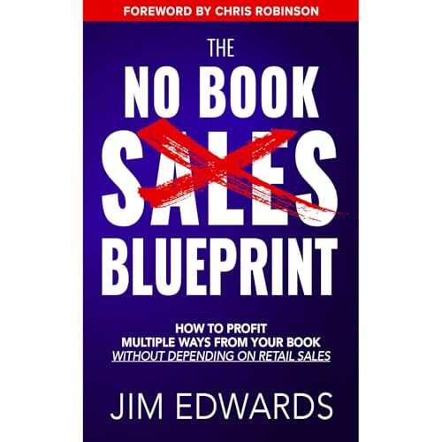 The No Book Sales Blueprint Audiolibro Por Jim Edwards arte de portada