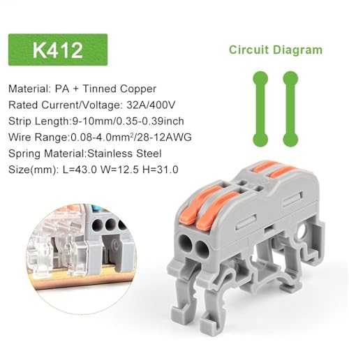 Connecteur de fil rapide universel compact pour câble électrique de LED - 2