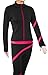 Figure Skating Polar Fleece Spiral Jacket - Fuchsia (Child Medium)