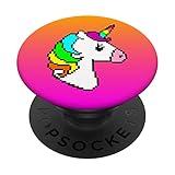 cool gamer girl cute videogioco unicorn popsockets popgrip intercambiabile