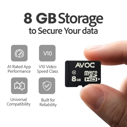 AVOC Flash A02 8GB MicroSD Card Class 10, 30MB/s High-Speed Micro SDHC Memory Card for Mobile, Camera, Tablet, Gaming Console & Computer with Reliable Storage Performance view 2