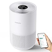 Xiaomi Smart Air Purifier Compact, Rimozione degli Allergeni, Doppio Utilizzo, da Tavolo e Pavimento, Regolazione automatica della Velocità di Purificazione, Basso consumo energetico, Filtro 3-in-1