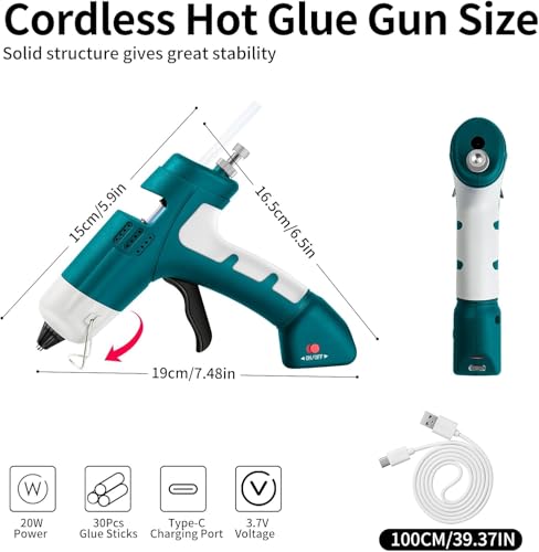 2026 Upgraded Cordless Glue Gun