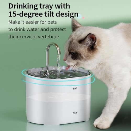 Fuente de agua automática para mascotas y gatos miniatura 3