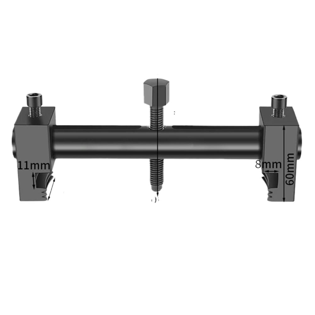 Extractor de polea motriz Acanalada y cigüeñal Ajustable para extracción de poleas y Volantes de automóviles