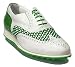 Atelier Guarotti Scarpe da Golf Uomo Artigianale - Swing (Spikeless) - St.Si.- Alate, (B 1 bianco 2 verde bianco tessuto 3 bianco 4 bianco 5 verde 6 verde), 42 2/3 EU