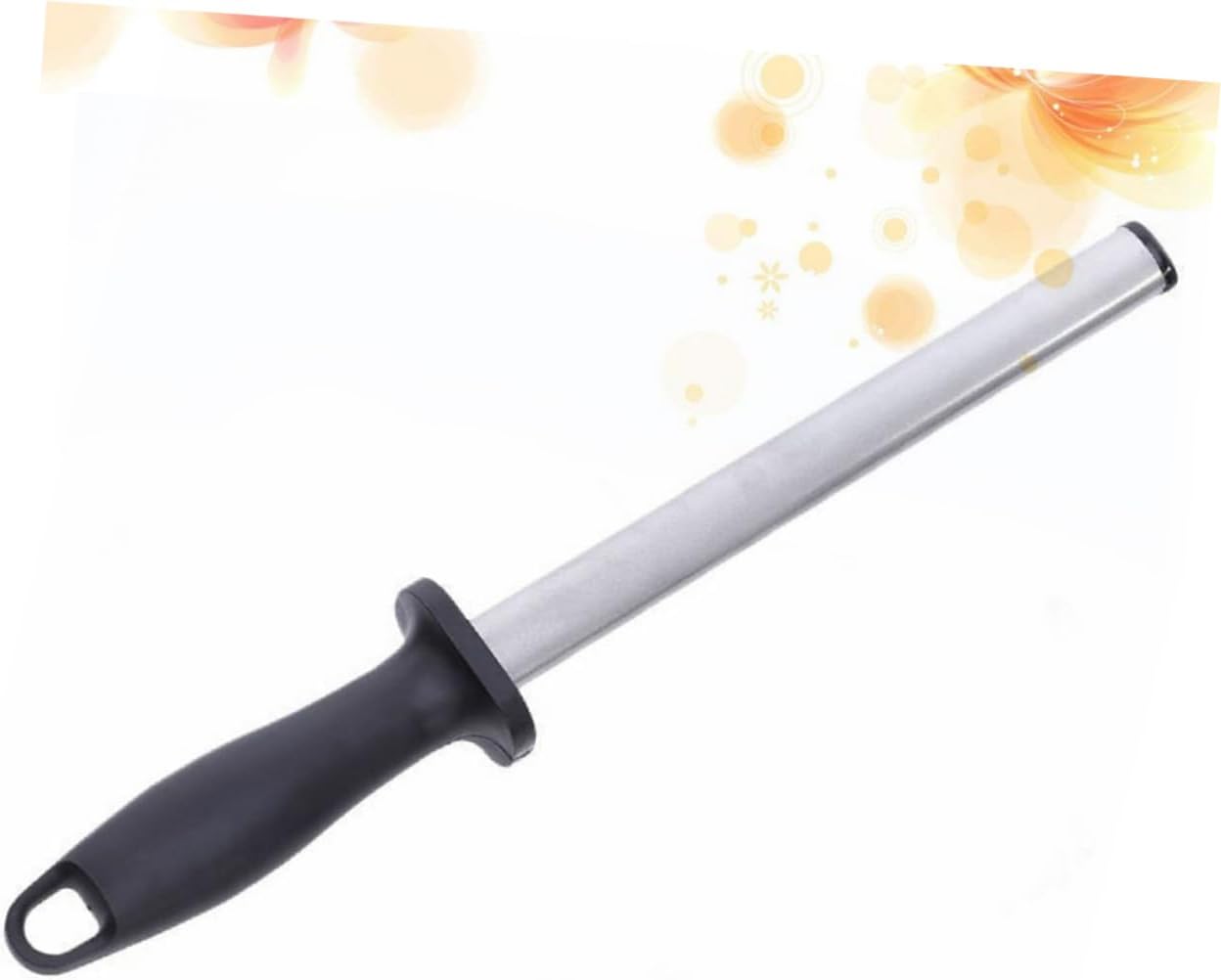 Mikinona Diamond Sharpening Rod Kitchen Sharpener Tool for Precision Honing Handle for Home and Use