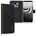 Produktbild kwmobile Hülle kompatibel mit Samsung Galaxy J6+ / J6 Plus DUOS - Kunstleder Wallet Case mit Kartenfächern Stand in Schwarz