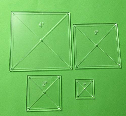 Square Quilting Template Set, 4