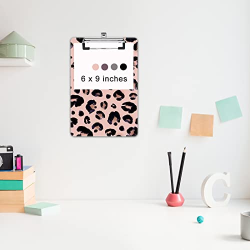 Image of Small Plastic Clipboard 6 x 9 in, Standard A5 Size Fashion Clip Board