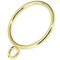 30 Pezzi Anelli per Tende in Metallo con Clip, Anelli per Tende da 32 mm con Gancio in Ottone Antiruggine, con Ganci per Tende per Tende da Finestra,Casa, Bagno, Camera da Letto