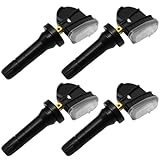 LIDSCURA Lot de 4 capteurs de pression des pneus 28103FL00A 433 MHz, remplacement pour Subaru Ascent 2019-2024, remplacement pour Subaru Impreza 2017-2024, remplace 28103FL000