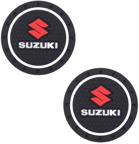 Universal Vehicle Cup Holder Insert Coaster Car Interior Accessories - Silicone Anti Slip Cup Mat for All Cars compatible with Suzuki