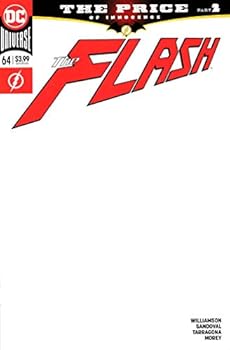 Comic The Flash #64 Blank Variant Cover Book