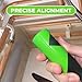 Foam Pipe Insulation Cutting Guide Jig Tool,Pipe Insulation Tool,Pipe Insulation Cutting Jig Tools,Insulation Cutter 3 Models,15mm, 22mm,28mm(3pc Green)