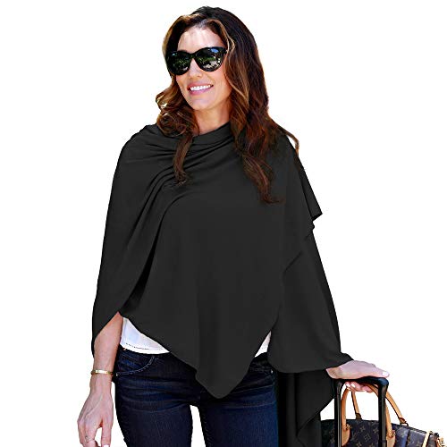 HappyLuxe Eco Cashmere Wrap and Blanket for Women Made in USA