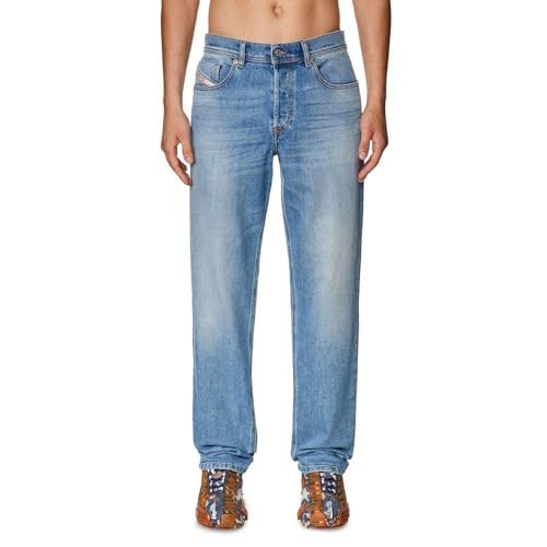 Pantalon Diesel D-FINITIVE 2023 bleu résistant pour homme élancé
