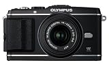 OM SYSTEM Olympus Pen E-P3 12.3 MP Live MOS Mirrorless Digital Camera with 14-42mm Zoom Lens (Black...