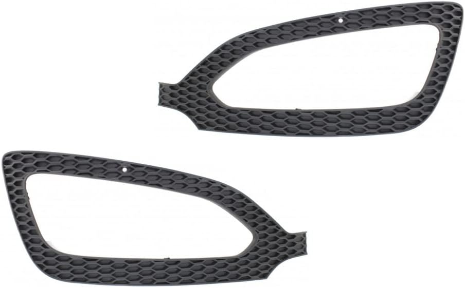 KarParts360 For Hyundai Santa Fe Sport 2013 2014 2015 2016 Fog Light Bezel Driver and Passenger Side | Pair | Sport Model | Primed | Replacement For HY1038118, HY1039118 | 865634Z010, 865644Z010