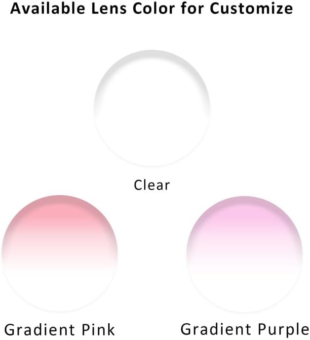 Miniatura 5 de LifeArt Lentes de lectura con bloqueo de luz azul sin montura con lente personalizada que reducen la fatiga ocular con diamantes elegantes para