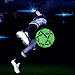 Wooswen Reflective Football Dazzling Glow in the Dark Training and Game Ball Long-Lasting Brightness