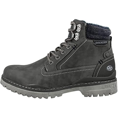 DOCKERS BY GERLI Men's 47ly001-650220 Ankle Boot, Darkgray, 12.5 UK Cover