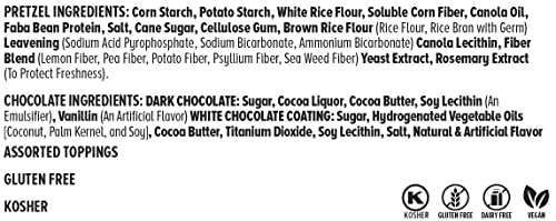 A Gift For You Pretzels Gift Basket | Pretzel Gift Box | Holiday Gift Baskets | Gluten Free Chocolate Covered Pretzels For Holiday, Birthday, Corporate Gift Baskets | Food Gifts For Christmas [6 Flavor] Kosher, Vegan Gift Basket #TOP7