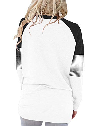 onlypuff Women's Pocket Shirt Graphic Tunic Tops Sweatshirts3