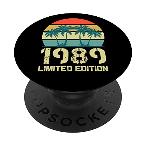 Born In 1989 Edición limitada 1989 cumpleaños Pop Sockets 1989 PopSockets PopGrip Intercambiable