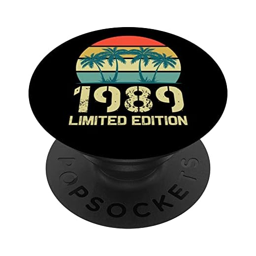 Born In 1989 Edición limitada 1989 cumpleaños Pop Sockets 1989 PopSockets PopGrip Intercambiable