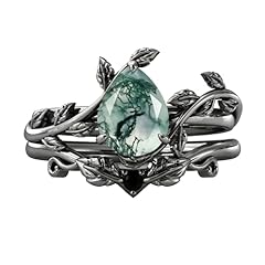 2-pear-Black gold plated