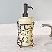 iDesign Twigz Ceramic and Metal Liquid Soap Pump and Lotion Dispenser for Kitchen, Bathroom, Sink, Vanity, 4.5