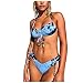 Produktbild No Branded Frauen sexy Patchwork Stickerei Bandage Split Bikini Bademode Badeanzug gepolstert Set Beachwear Bandeau Beach Mode Hosen Volant Dreieck Push-up Verdeck rückenfreie Bikinis