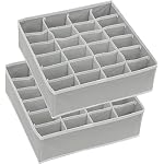 Simple Houseware Closet Underwear Organizer Drawer Divider 4 Set + 2-Pack Socks Organizer - Image 5