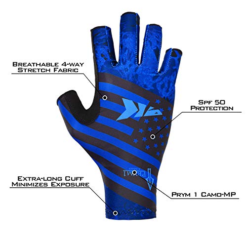 image for KastKing Sol Armis Sun Gloves UPF50+ Fishing Gloves UV Protection, Sun