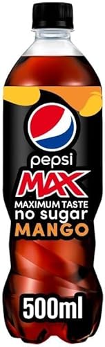 Pepsi Max No Sugar Mango 500ml (12)