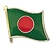 Bangladesh National Flag International Travel Small Pins Enamel Made Metal Souvenir for Hat Clothes Backpack