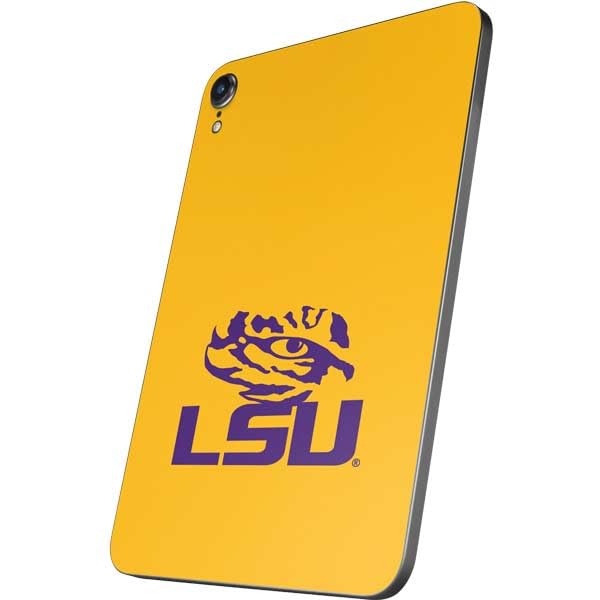 Skinit Decal Tablet Skin Compatible with iPad Mini 7 (2025) - Officially Licensed LSU Tiger Eye Logo Yellow Design