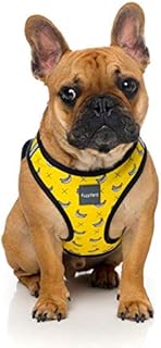 FuzzYard Monkey Mania - Chaleco para perro con arnés suave y seguro