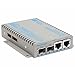Omnitron iConverter Dual-Channel 10/100/1000 Gigabit Ethernet Fiber Media Converter Switch SFP 8484-4-D