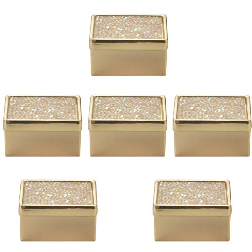 Preisvergleich Produktbild PSHHLBR Türgriff Türdrücker,Türgriff Für Zimmertüren,Möbel Schublade Zieht Schrank,Moderne Türgriff for Badezimmer,Interne Türgriff,Küche Türgriffe (Color : Gold, Size : 4.1cm*6)